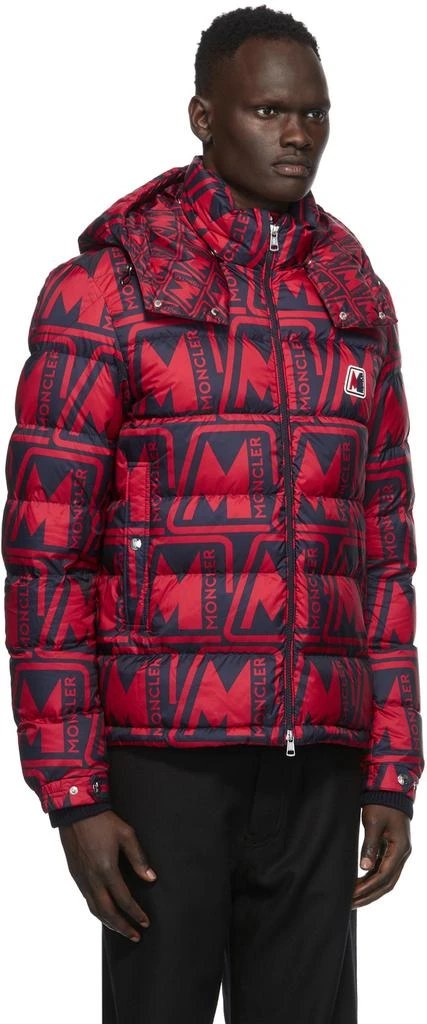 商品Moncler|Red & Navy Down Frioland Jacket,价格¥19704,第2张图片详细描述