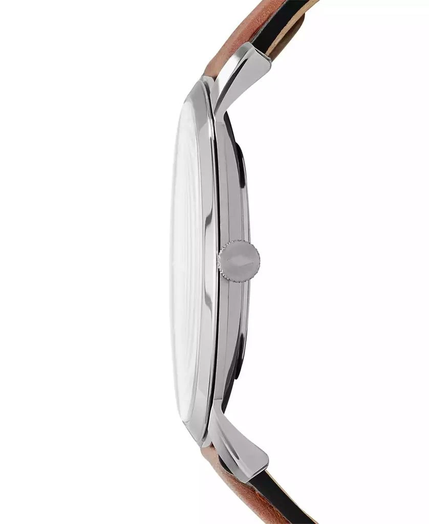 商品Fossil|Men's The Minimalist Brown Leather Strap Watch,价格¥894,第5张图片详细描述