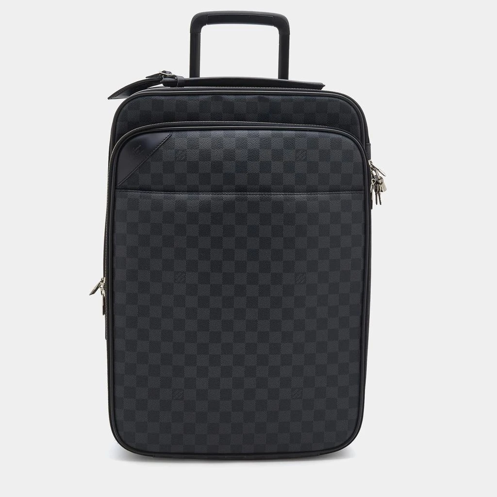 商品[二手商品] Louis Vuitton|Louis Vuitton Damier Graphite Canvas Pegase Legere 50 Luggage Bag,价格¥10800,第1张图片