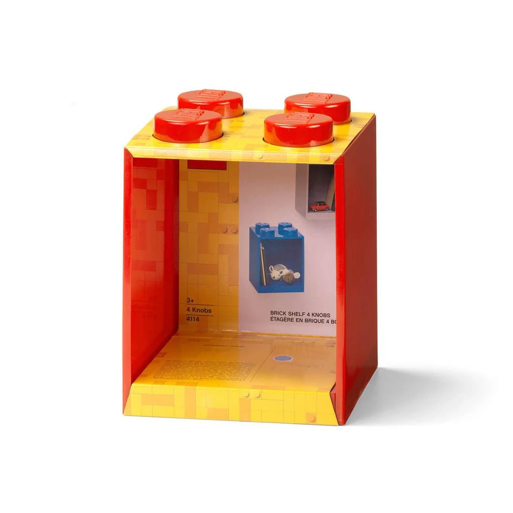 商品The Hut|LEGO Storage Brick Shelf 4 - Red,价格¥184,第2张图片详细描述