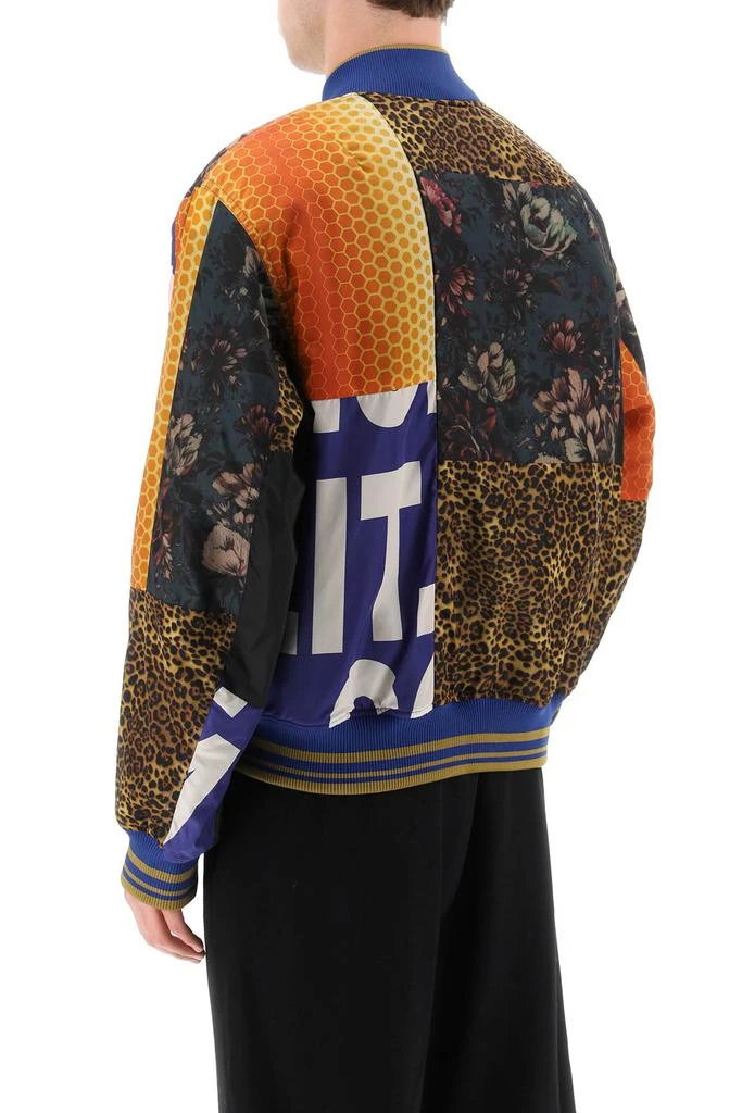 商品Dries Van Noten|Dries van noten patchwork bomber jacket,价格¥4178,第3张图片详细描述