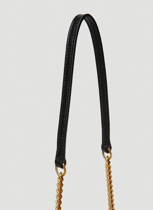 商品Yves Saint Laurent|Logo Plaque Shoulder Bag in Black,价格¥12622,第5张图片详细描述