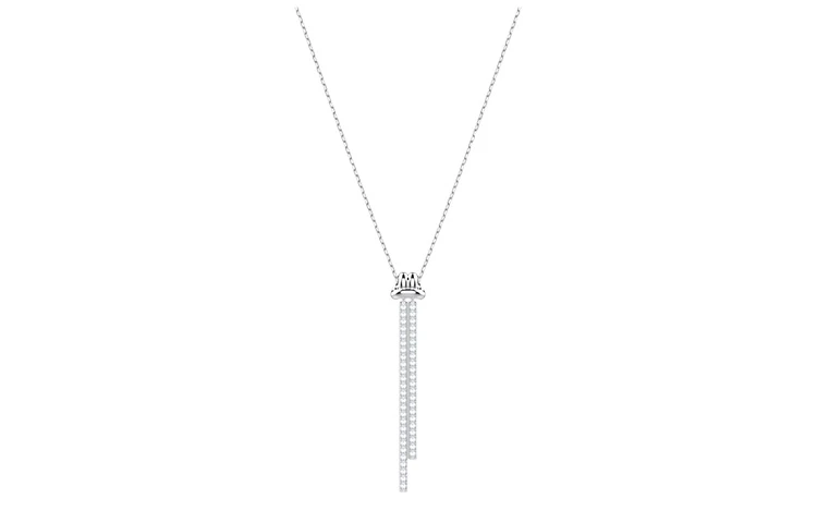 商品[国内直发] Swarovski|施华洛世奇 Lifelong Y形扭结项链 女款 镀白金色,价格¥434,第1张图片