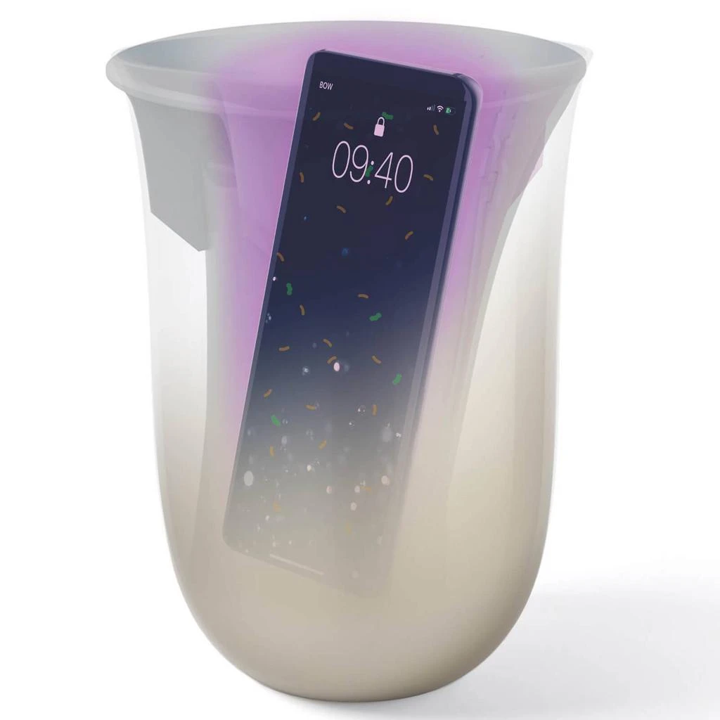 商品The Hut|Lexon OBLIO Wireless Charging Station and UV Sanitiser - Gold,价格¥783,第2张图片详细描述