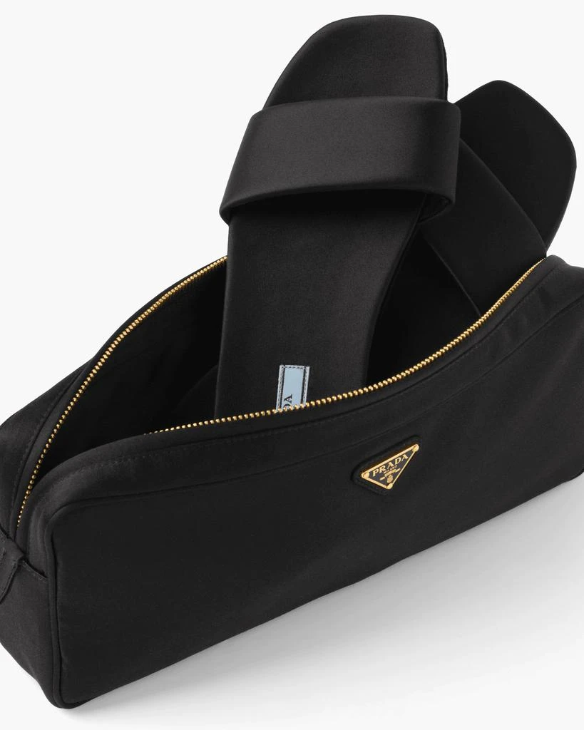 商品Prada|PRADA Silk satin travel pouch for slippers,价格¥3976,第4张图片详细描述