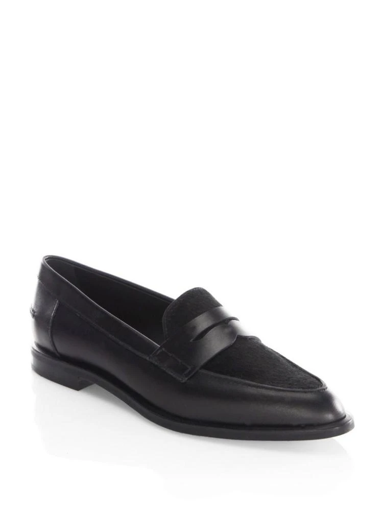 商品Tod's|Calf Fur Point Toe Loafers,价格¥5380,第1张图片