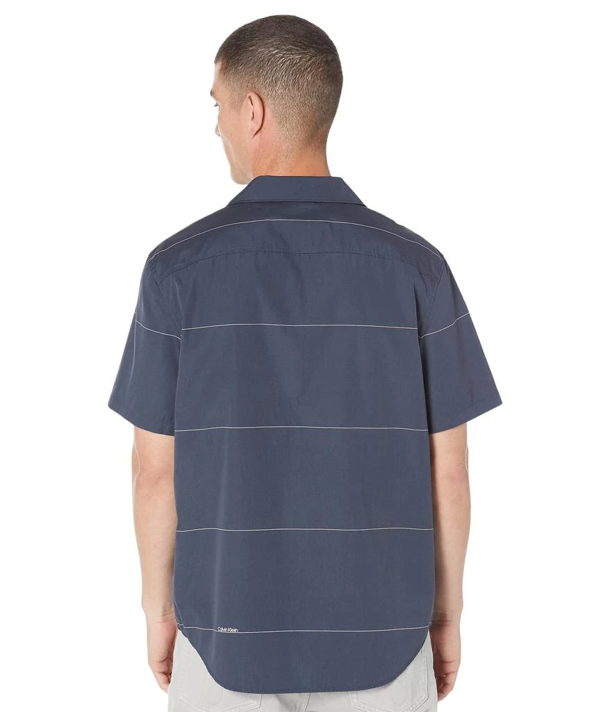 商品Calvin Klein|Short Sleeve Stripe Easy Shirt,价格¥461,第2张图片详细描述