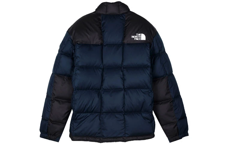 商品[国内直发] The North Face|北面 Lhotse 700蓬 户外运动立领拼色羽绒服 男女同款情侣款 海军蓝,价格¥2721,第3张图片详细描述
