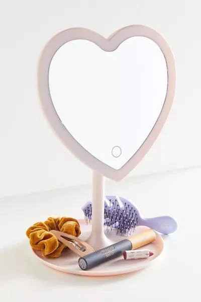 商品Urban Outfitters|UO Heartbeat Makeup Mirror,价格¥116,第1张图片