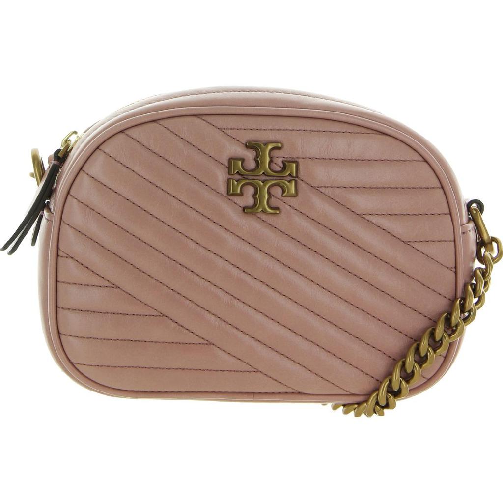 Tory Burch Kira Women's Glazed Chevron Leather Crossbody Camera Handbag商品第1张图片规格展示