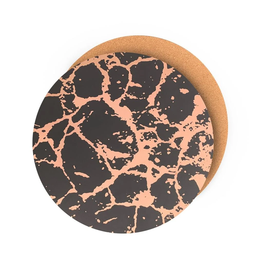商品Dainty Home|Marble Cork Foil Printed Placemat Set,价格¥319,第1张图片