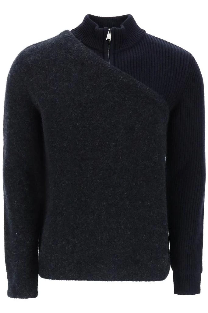 商品Fendi|two-tone wool-and-alpaca sweater,价格¥5376,第1张图片