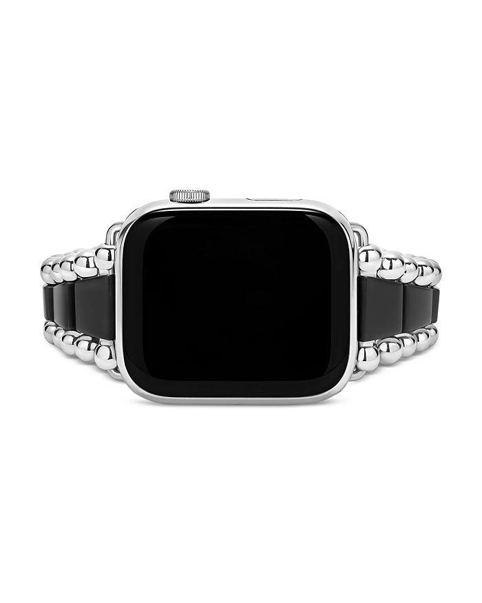 商品LAGOS|Smart Caviar Black Ceramic & Stainless Steel Apple™ Watch Bracelet, 42mm - Exclusive,价格¥8541,第4张图片详细描述
