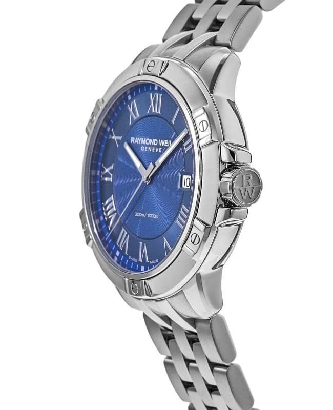 商品Raymond Weil|Raymond Weil Tango Blue Dial Stainless Steel Men's Watch 8160-ST-00508,价格¥7395,第3张图片详细描述