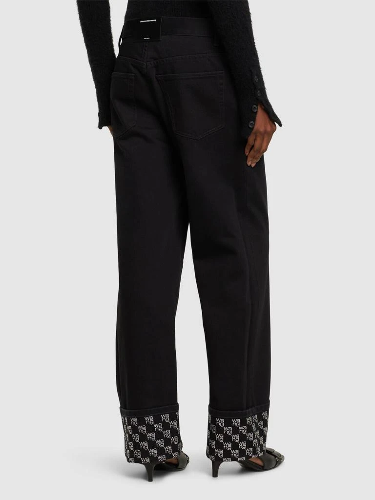 商品Alexander Wang|Embellished Straight Jeans,价格¥2749,第2张图片详细描述