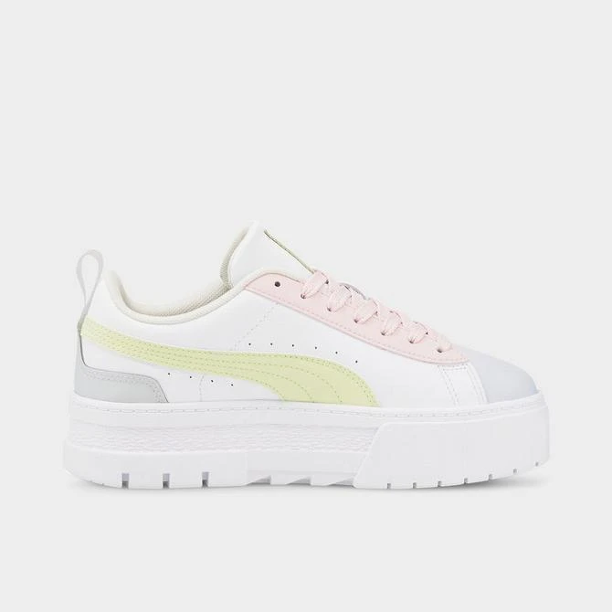 商品Puma|Women's Puma Mayze Leather Pop Casual Shoes,价格¥670,第3张图片详细描述