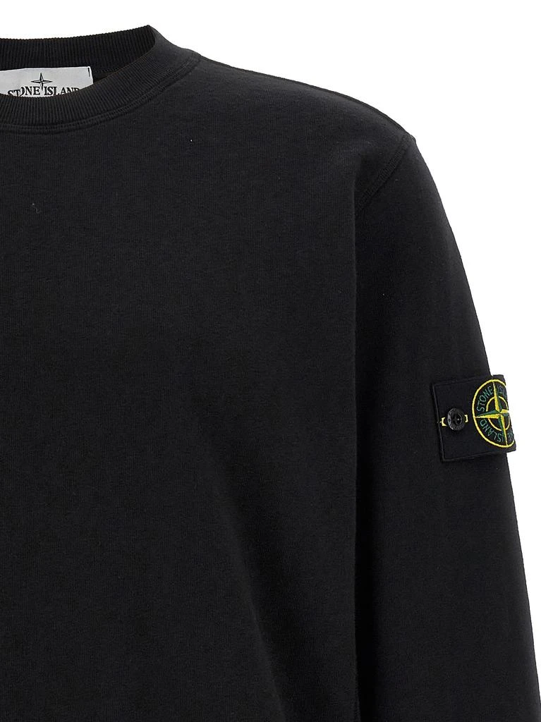 商品Stone Island|Logo Badge Sweatshirt Black,价格¥1865,第3张图片详细描述