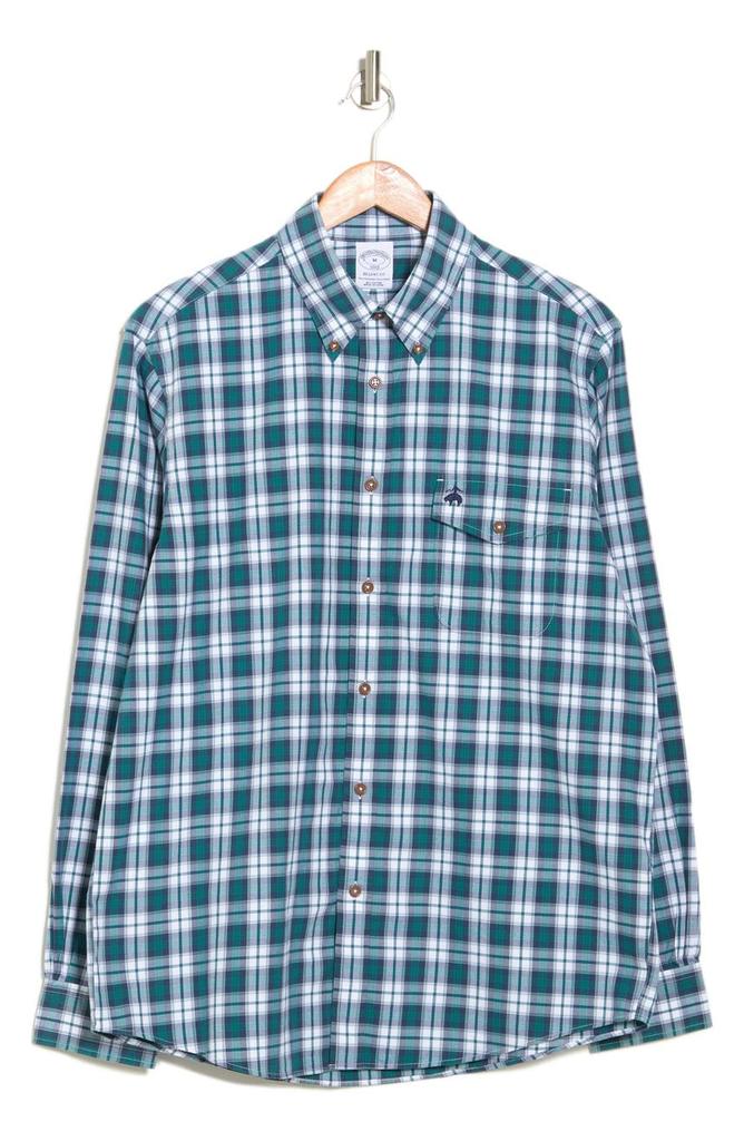 Brushed Twill Check Regent Fit Dress Shirt商品第3张图片规格展示