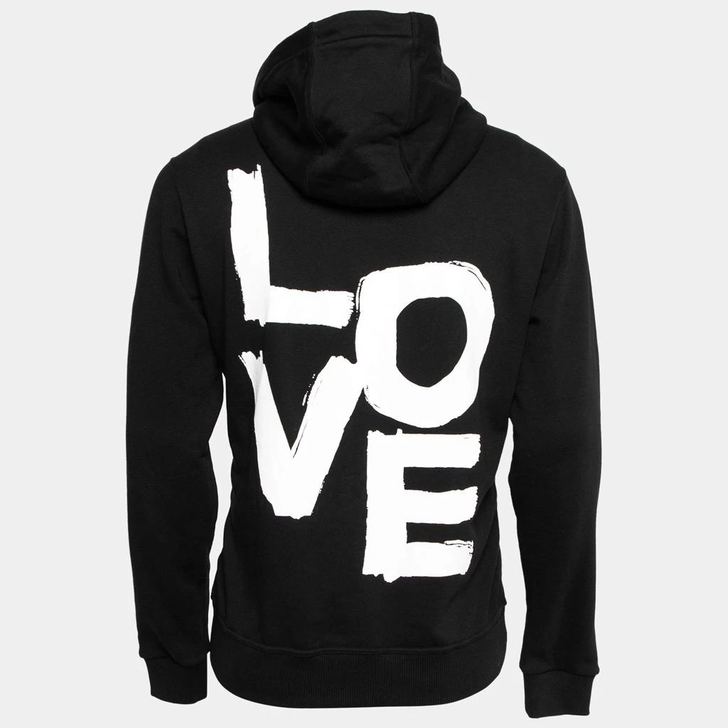 商品[二手商品] Burberry|Burberry Black Love Print Cotton Zip Front Hooded Jacket S,价格¥2483,第2张图片详细描述