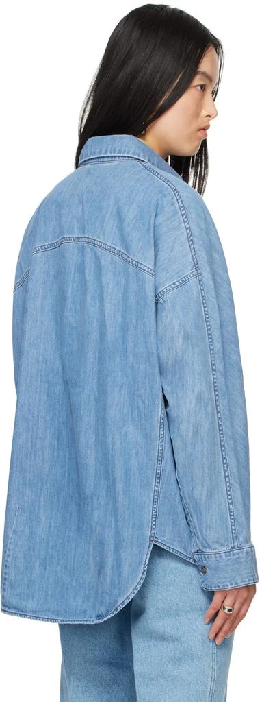 商品Dries Van Noten|Blue Oversized Denim Shirt,价格¥2572,第3张图片详细描述