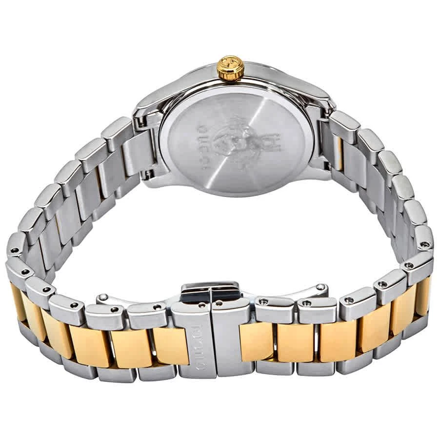 商品Gucci|G-Timeless Quartz Silver Dial Two-tone Ladies Watch YA126596,价格¥5562,第3张图片详细描述