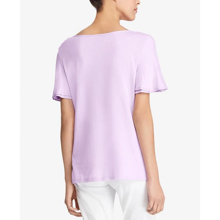 商品Ralph Lauren|Contrast-Trim T-Shirt,价格¥266,第2张图片详细描述