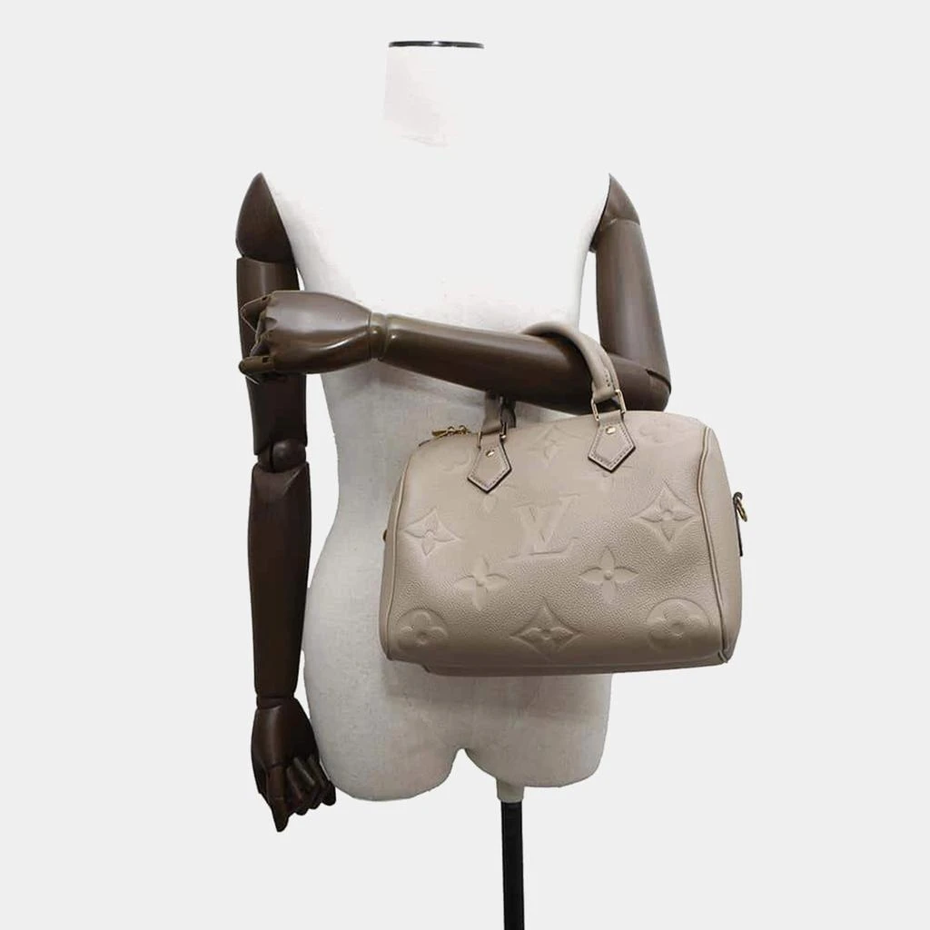 商品[二手商品] Louis Vuitton|Louis Vuitton Tourterelle Monogram Empreinte Leather Speedy Bandouliere 25 Satchel Bag,价格¥21232,第3张图片详细描述