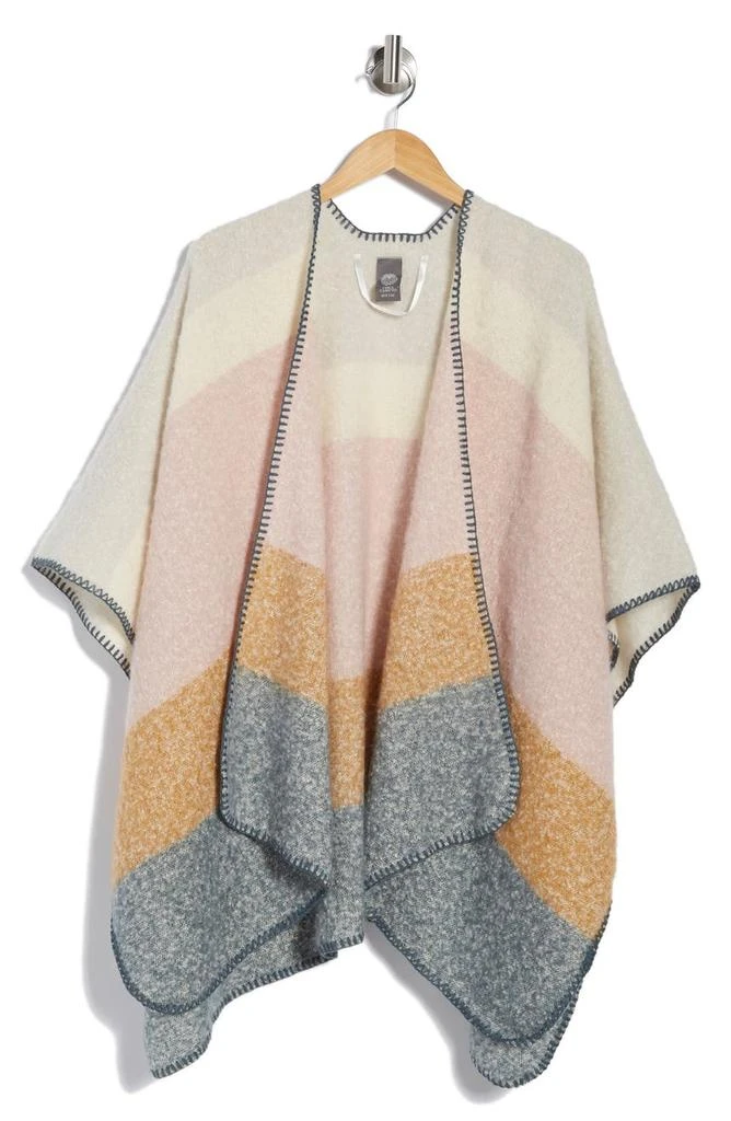 商品Vince Camuto|Colorblock Stripe Brushed Topper,价格¥184,第3张图片详细描述
