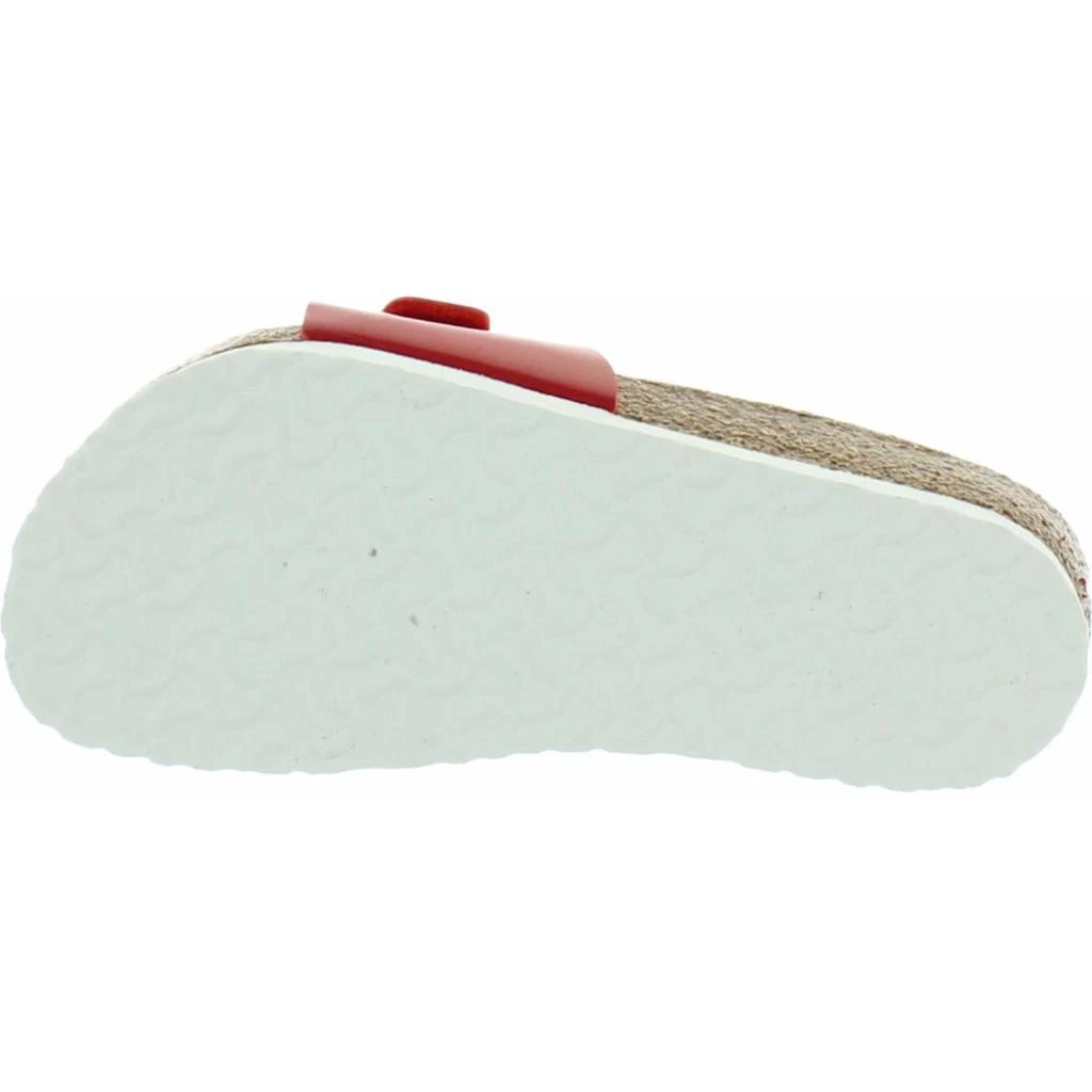 商品Birkenstock|Birkenstock Girls Madrid Patent Flat Footbed Sandals,价格¥92,第3张图片详细描述