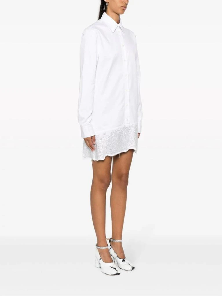 商品JW Anderson|Crystal-Embellished Cotton Shirtdress,价格¥10906,第3张图片详细描述