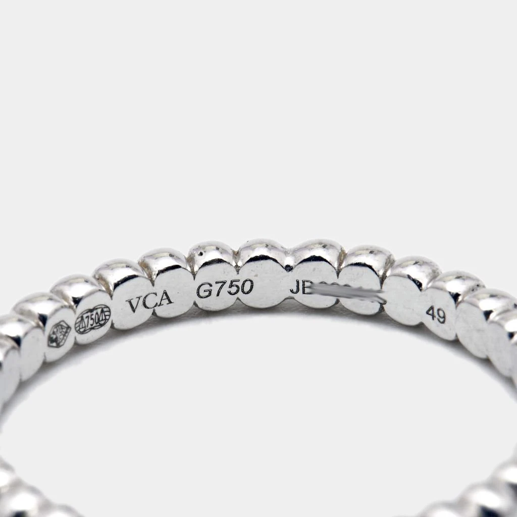 商品[二手商品] Van Cleef & Arpels|Van Cleef & Arpels Perlée Pearls 18k White Gold Small Model Ring Size 49,价格¥5862,第5张图片详细描述