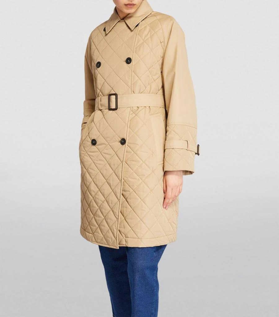 商品Weekend Max Mara|Quilted Trench Coat,价格¥4226,第3张图片详细描述