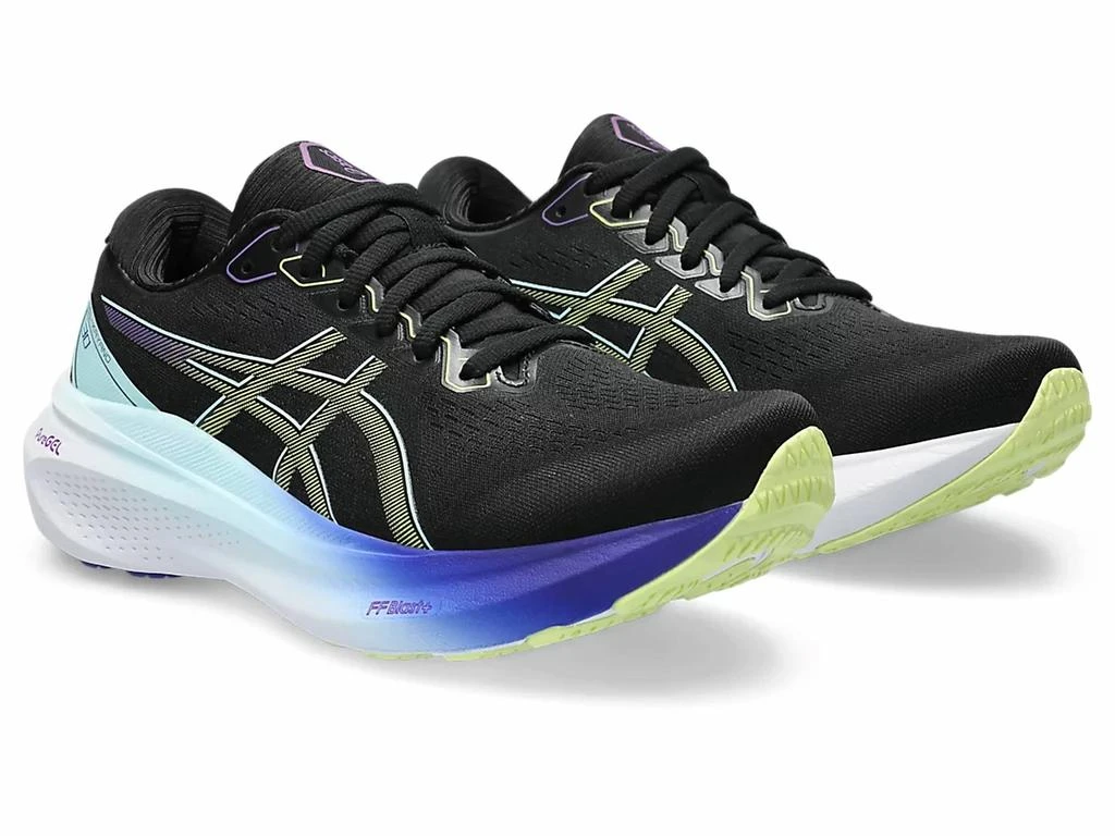 商品Asics|Women's Gel-Kayano 30 Running Shoes In Black/glow,价格¥1036,第1张图片