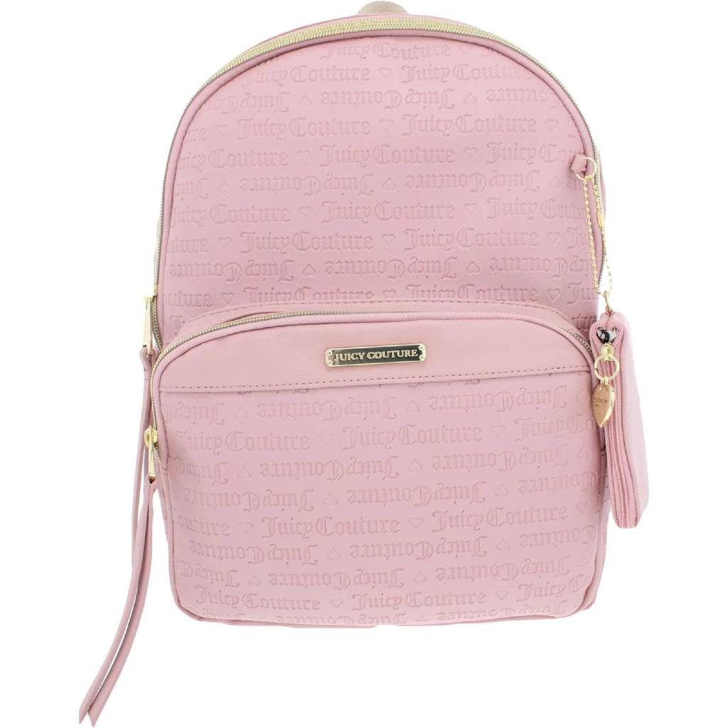 商品Juicy Couture|Juicy Couture Word Play Women's Faux Leather Embossed Logo Adjustable Backpack,价格¥158,第3张图片详细描述