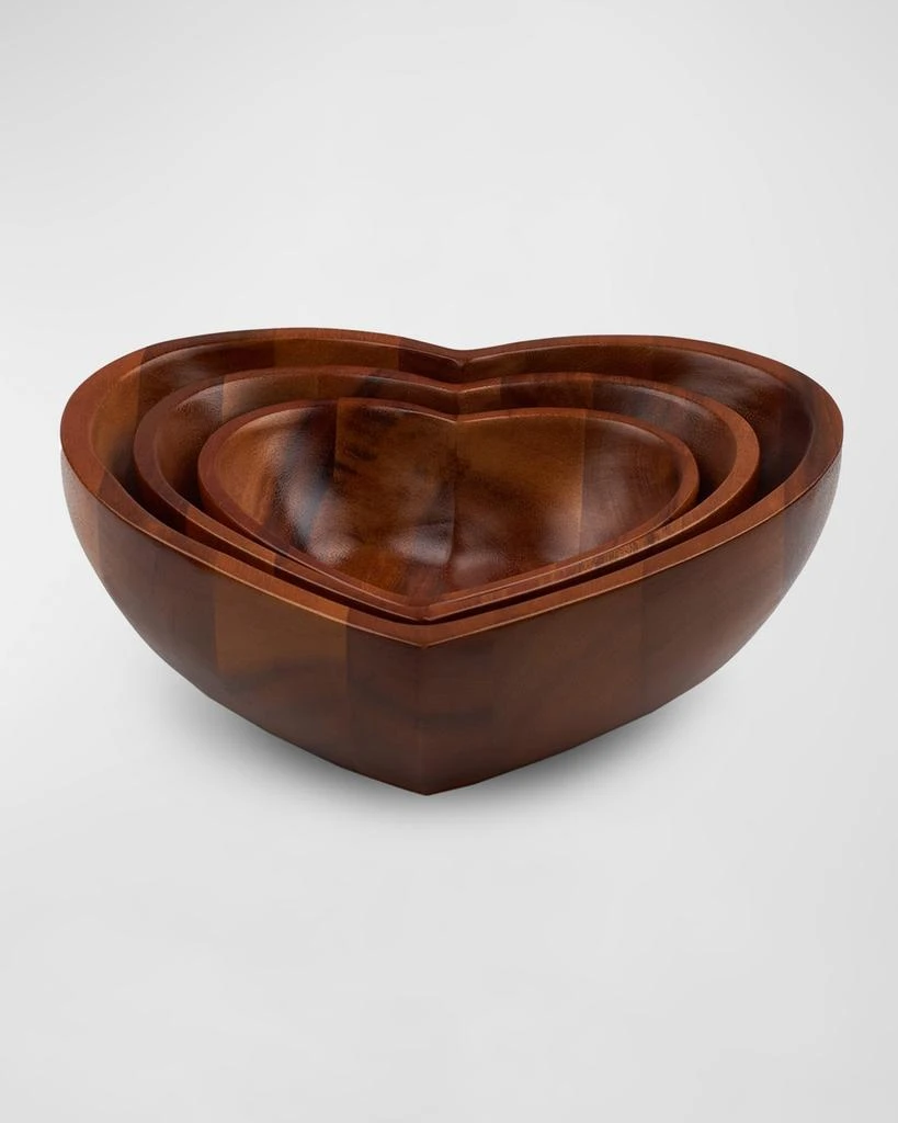 商品Nambe|Eat Your Heart Out Nesting Bowls, Set of 3,价格¥1242,第4张图片详细描述