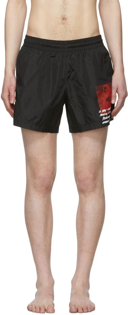 商品Off-White|Black Monnalisa Swim Shorts,价格¥946,第1张图片