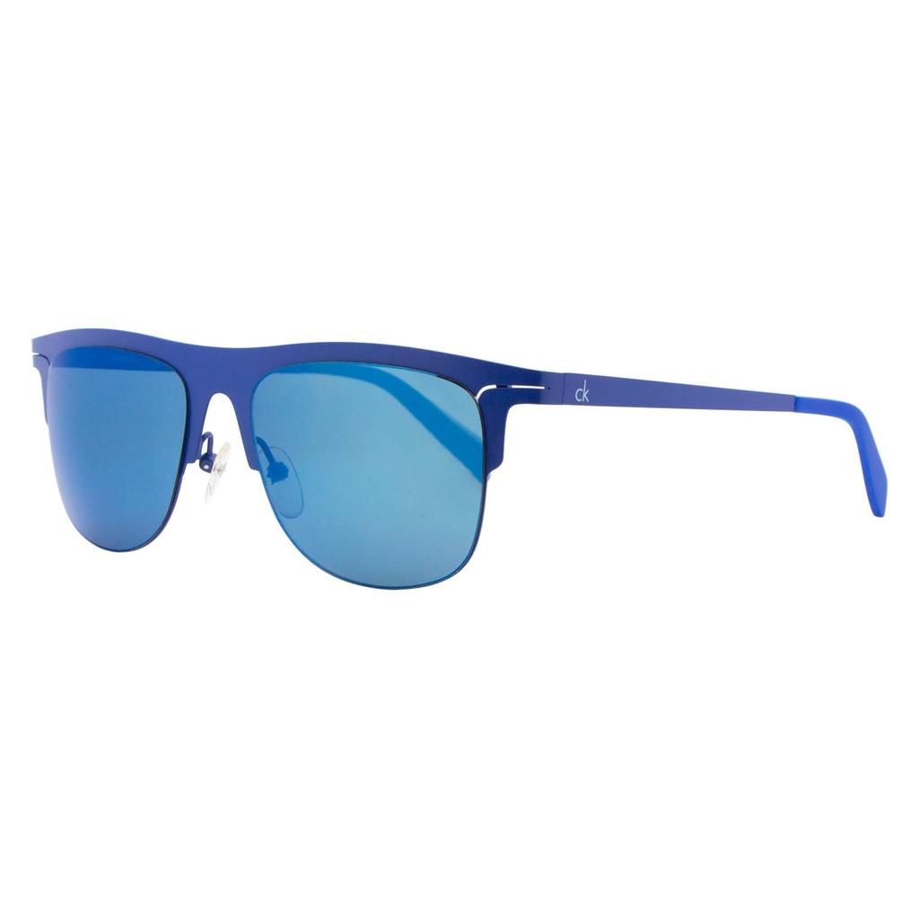 Calvin Klein Oval Sunglasses CK2141S 403 Blue 53mm 2141商品第1张图片规格展示