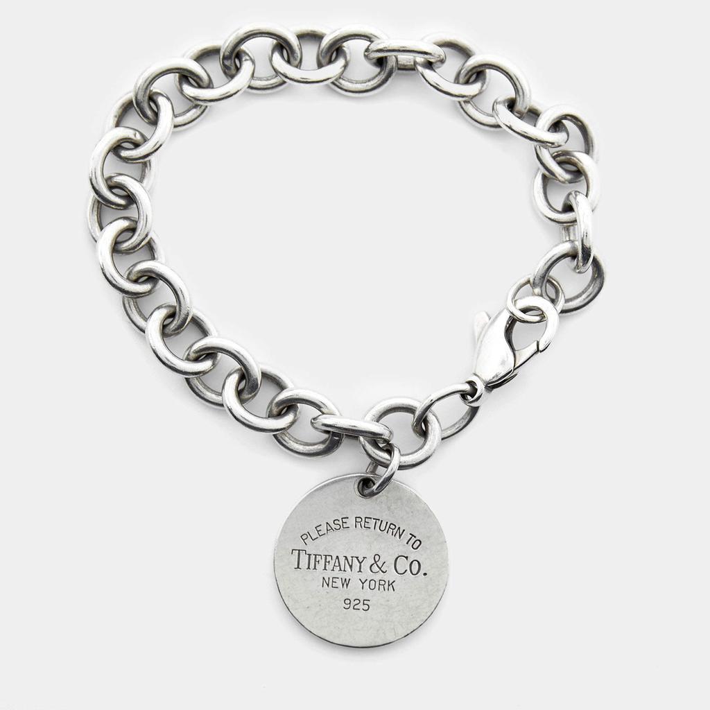 商品[二手商品] Tiffany & Co.|Tiffany & Co. Return to Tiffany Sterling Silver Round Tag Bracelet,价格¥4132,第1张图片