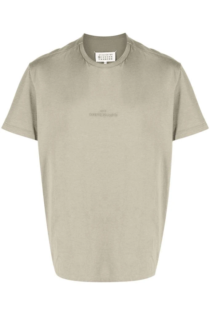 商品MAISON MARGIELA|Maison Margiela Branded Cotton T-Shirt,价格¥1151,第1张图片