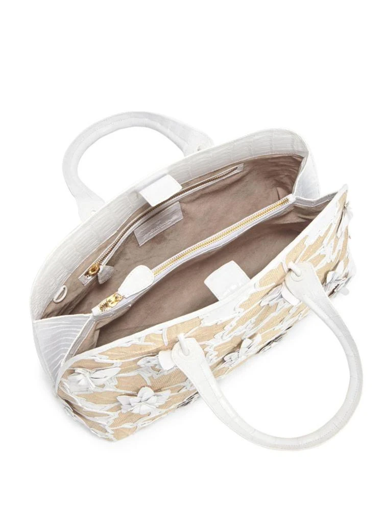 商品Nancy Gonzalez|Nancy Gonzalez - Crocodile Leather Straw Bag,价格¥17685,第2张图片详细描述