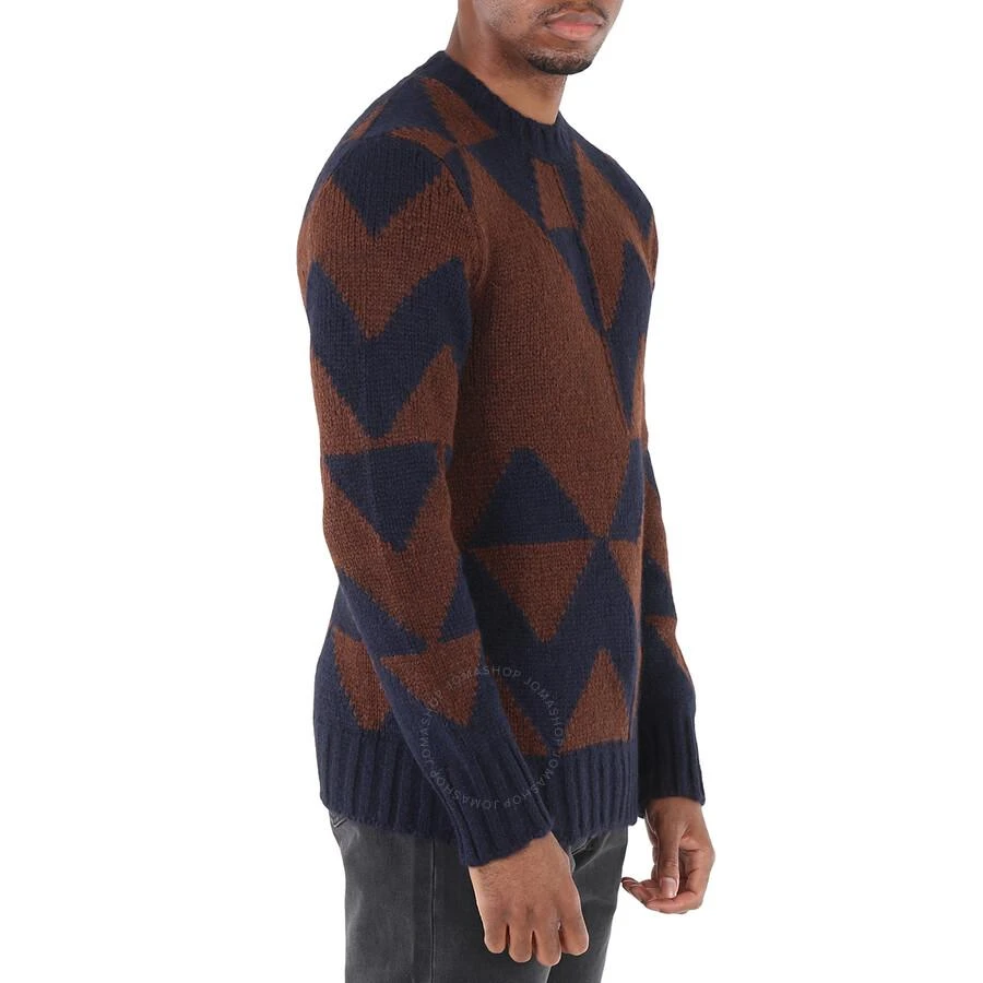 商品Moncler|Men's Geometric Pattern Knitted Crewneck Sweater,价格¥2089,第2张图片详细描述