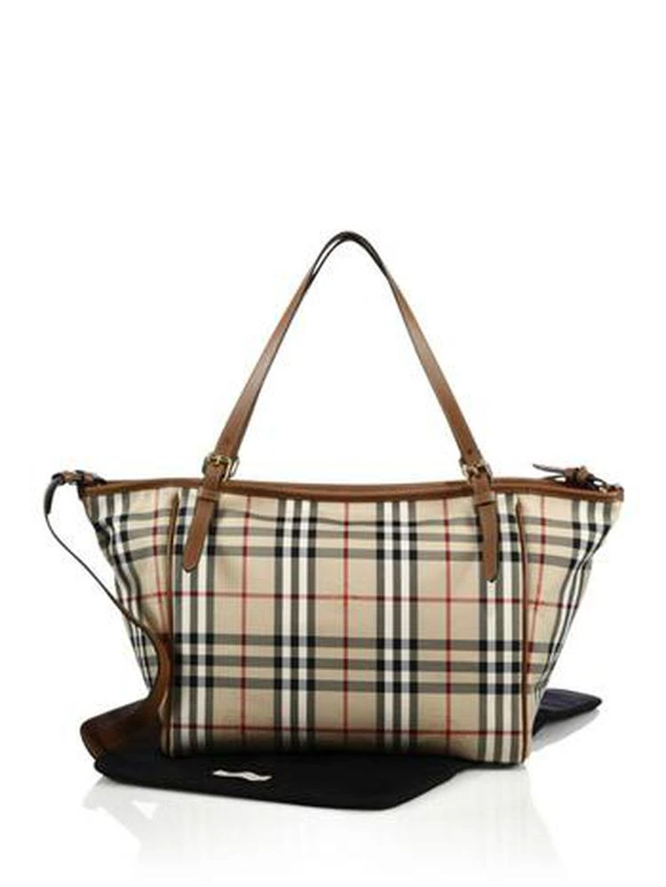 商品Burberry|Burberry - Check Diaper Bag,价格¥4824,第1张图片