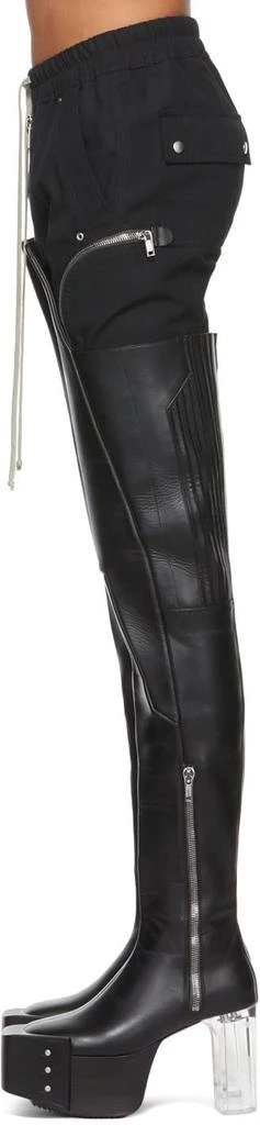 商品Rick Owens|Black Thigh High Waders,价格¥25895,第3张图片详细描述