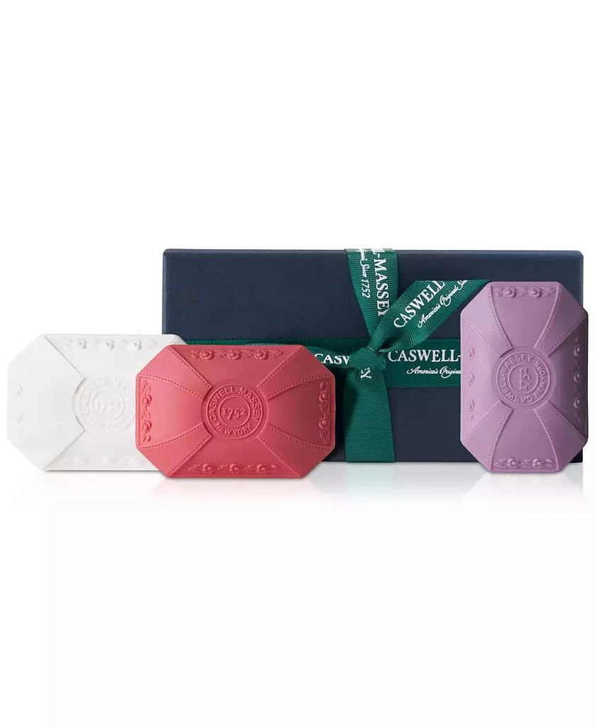 商品Caswell Massey|3-Pc. Floral Bar Soap Set,价格¥243,第1张图片