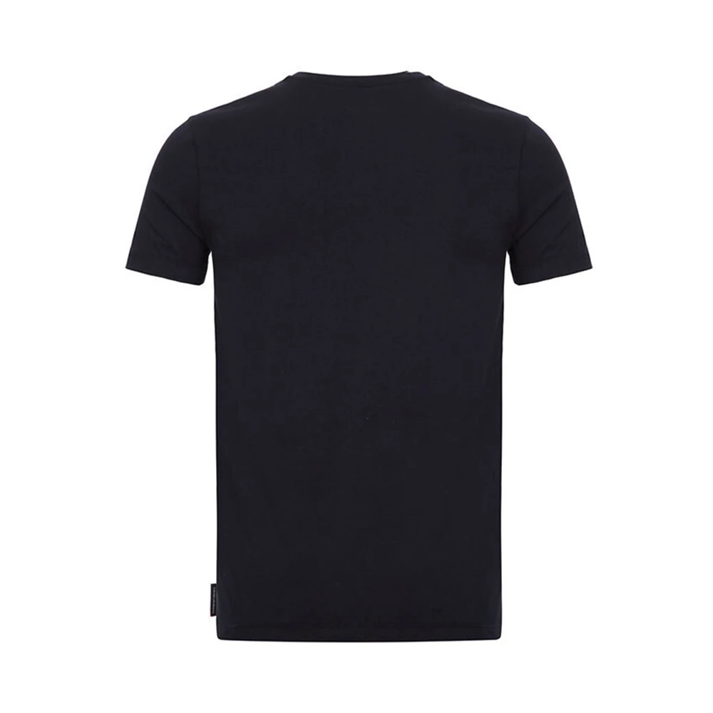 商品Emporio Armani|Emporio Armani 安普里奥 阿玛尼 男士黑色印花短袖T恤 6Z1TE6-1J11Z-0922,价格¥837,第1张图片