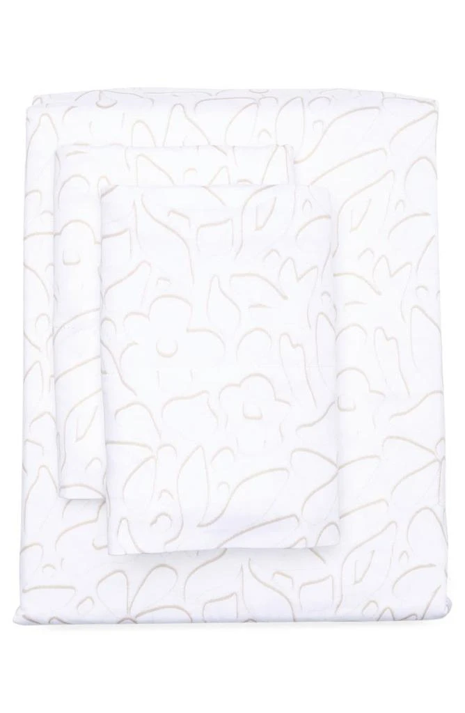 商品Nordstrom|Sculpted Floral Sheet Set,价格¥368,第1张图片详细描述