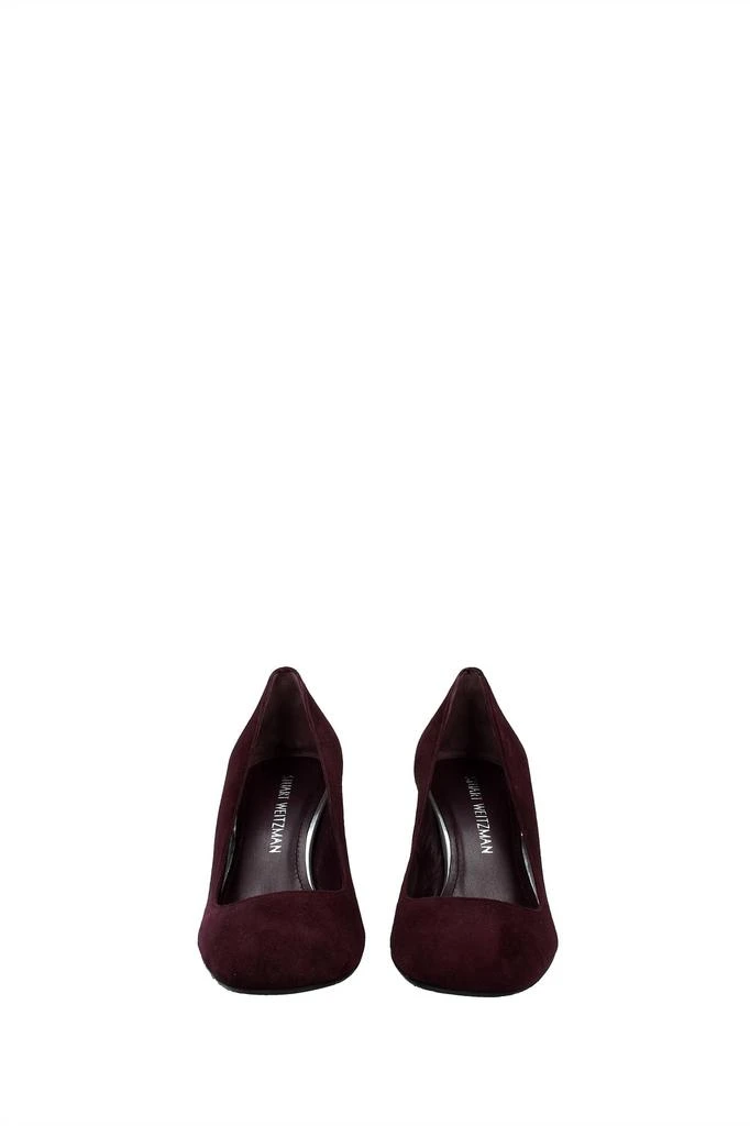 商品Stuart Weitzman|Pumps Suede Red,价格¥1221,第3张图片详细描述