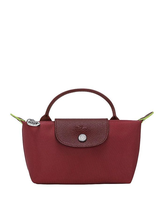 商品Longchamp|女式 Le Pliage 绿色迷你手拿包,价格¥832,第1张图片