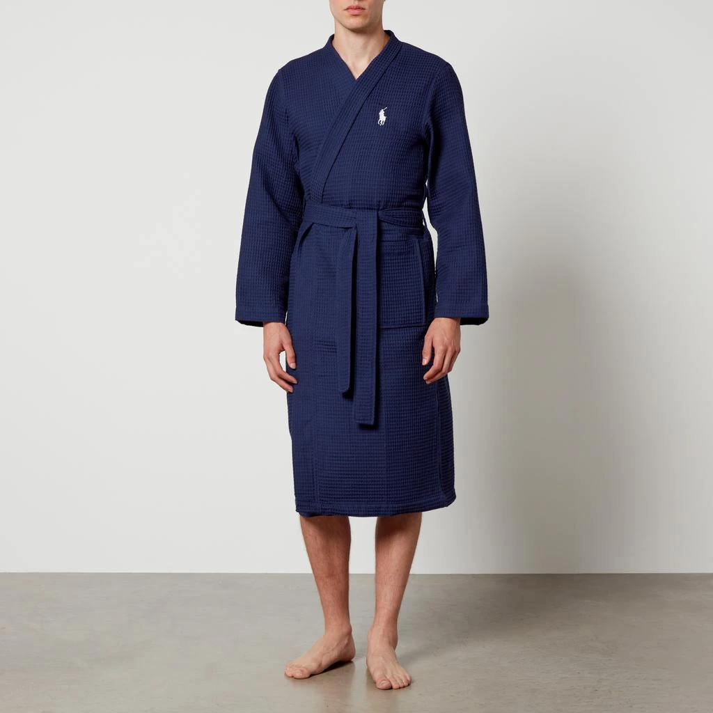 商品Ralph Lauren|Polo Ralph Lauren Logo-Embroidered Waffle Cotton Robe,价格¥690,第1张图片
