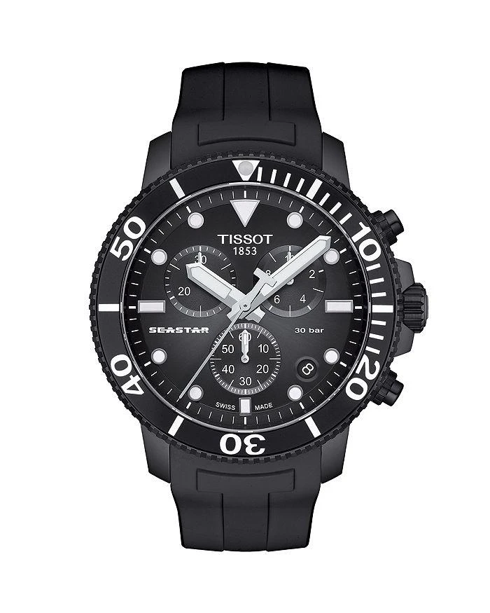 商品Tissot|Seastar 1000 Chronograph, 45.5mm,价格¥4654,第1张图片详细描述